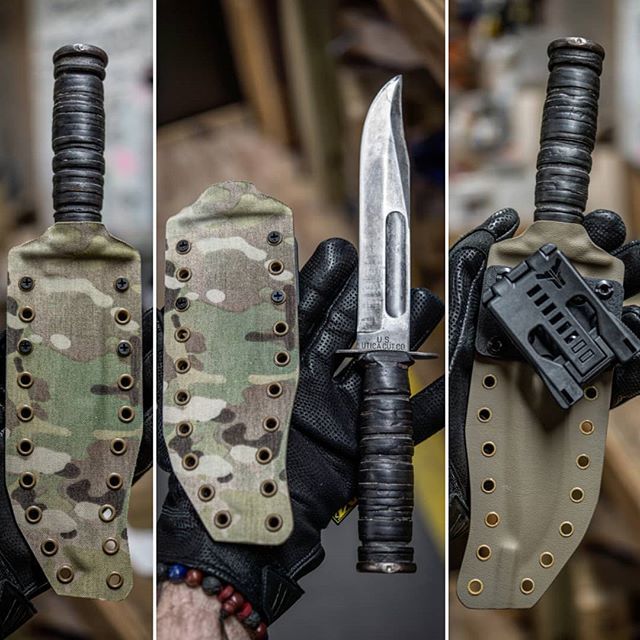 迷彩kydex板 k板刀鞘diy 热塑板k板 制作k板刀套k鞘套料