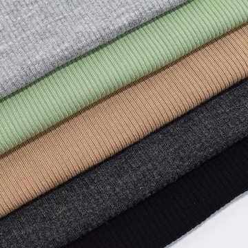 40s支2*2人棉罗纹布 弹力罗纹汗布 莫代尔打底裤t恤童装螺纹面料