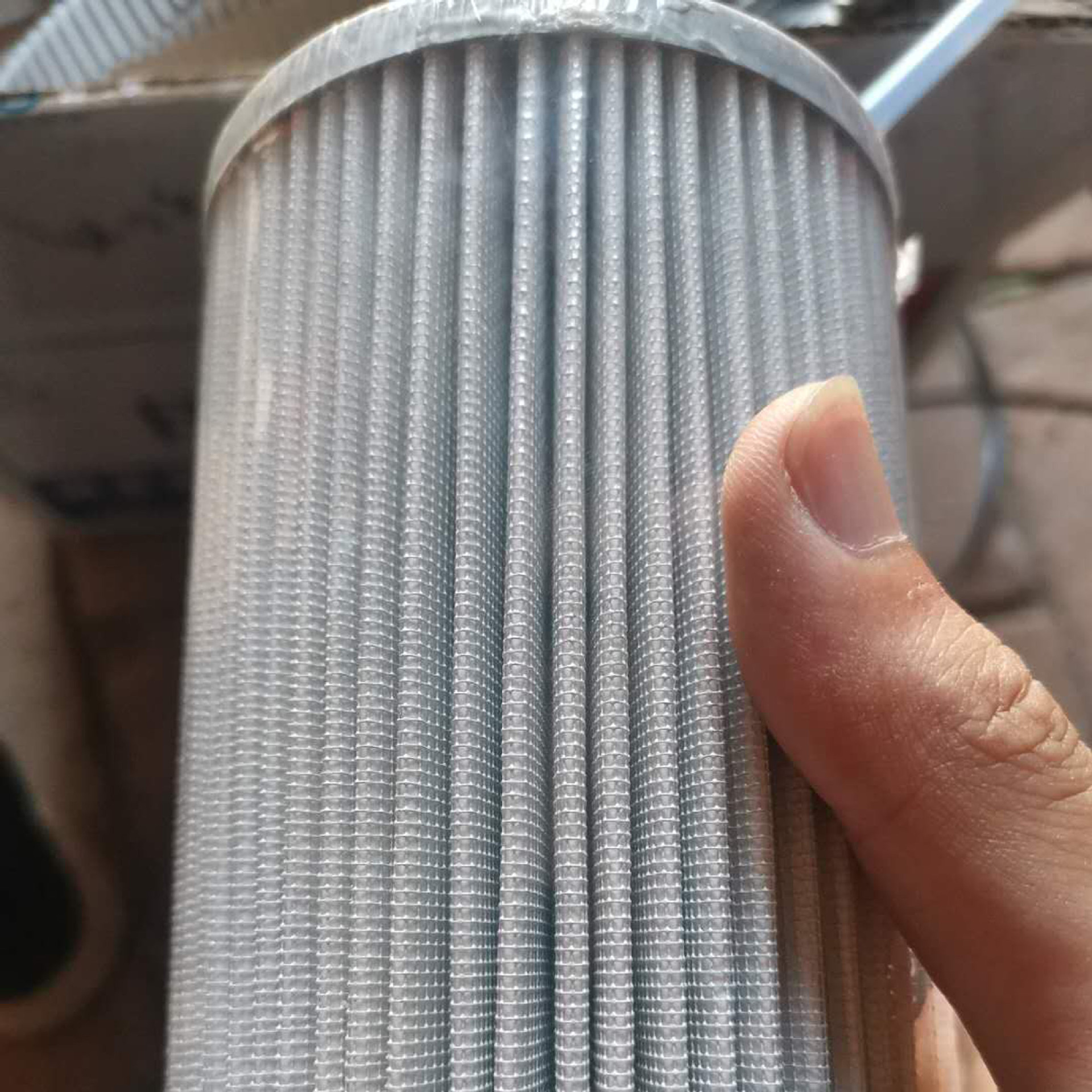 挖掘机装载机液压油滤芯高效大流量吸油金属过滤器精密滤芯不变形