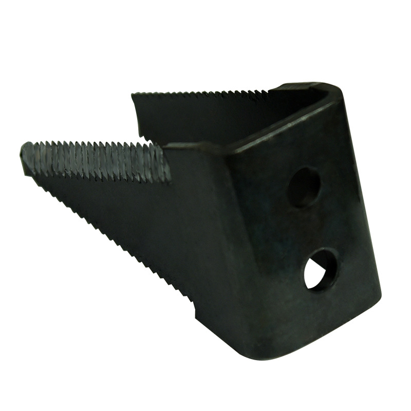 水稻联合收割机u型定刀 粉碎机底刀刀片 农机配件改装 可定制加工