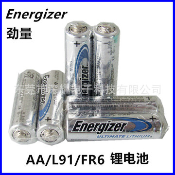 美国 energizer 劲量5号锂电池 aa l91 fr6 1.5v 英文版
