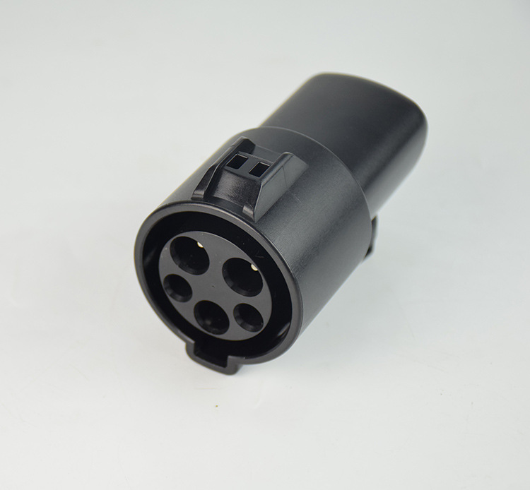 电动汽车特斯拉专用美标交流充电枪转接头sea j1772充电转换器