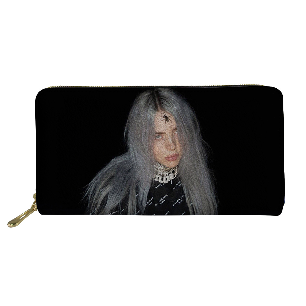 中长款钱包手拿包billie eilish 比莉·艾利什拉链款女士包定制