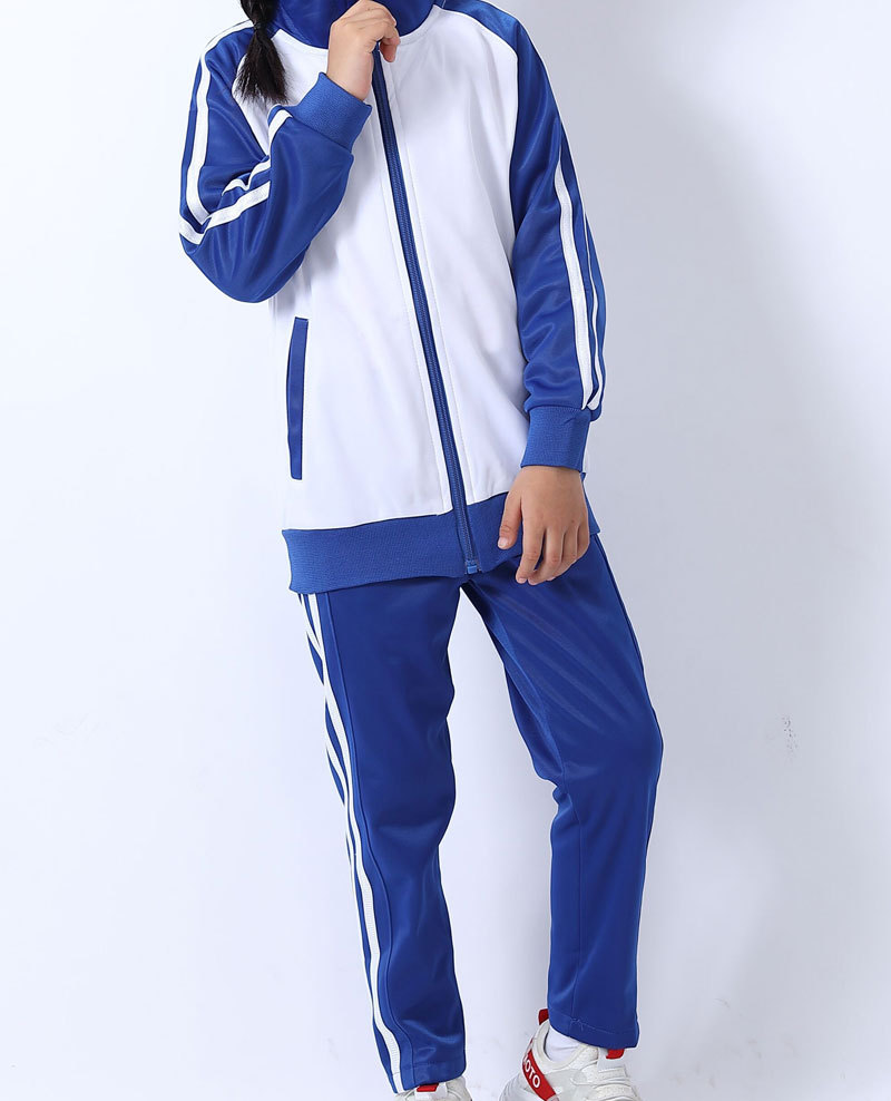 定制长袖儿童运动服套装春秋运动会校服男女开衫小学生冬季出场