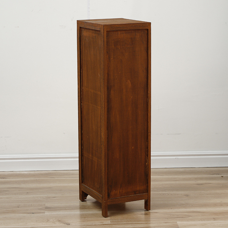 1简约实木窄柜25cm夹缝收纳柜客厅小柜子边角柜小户型窄缝柜床头1