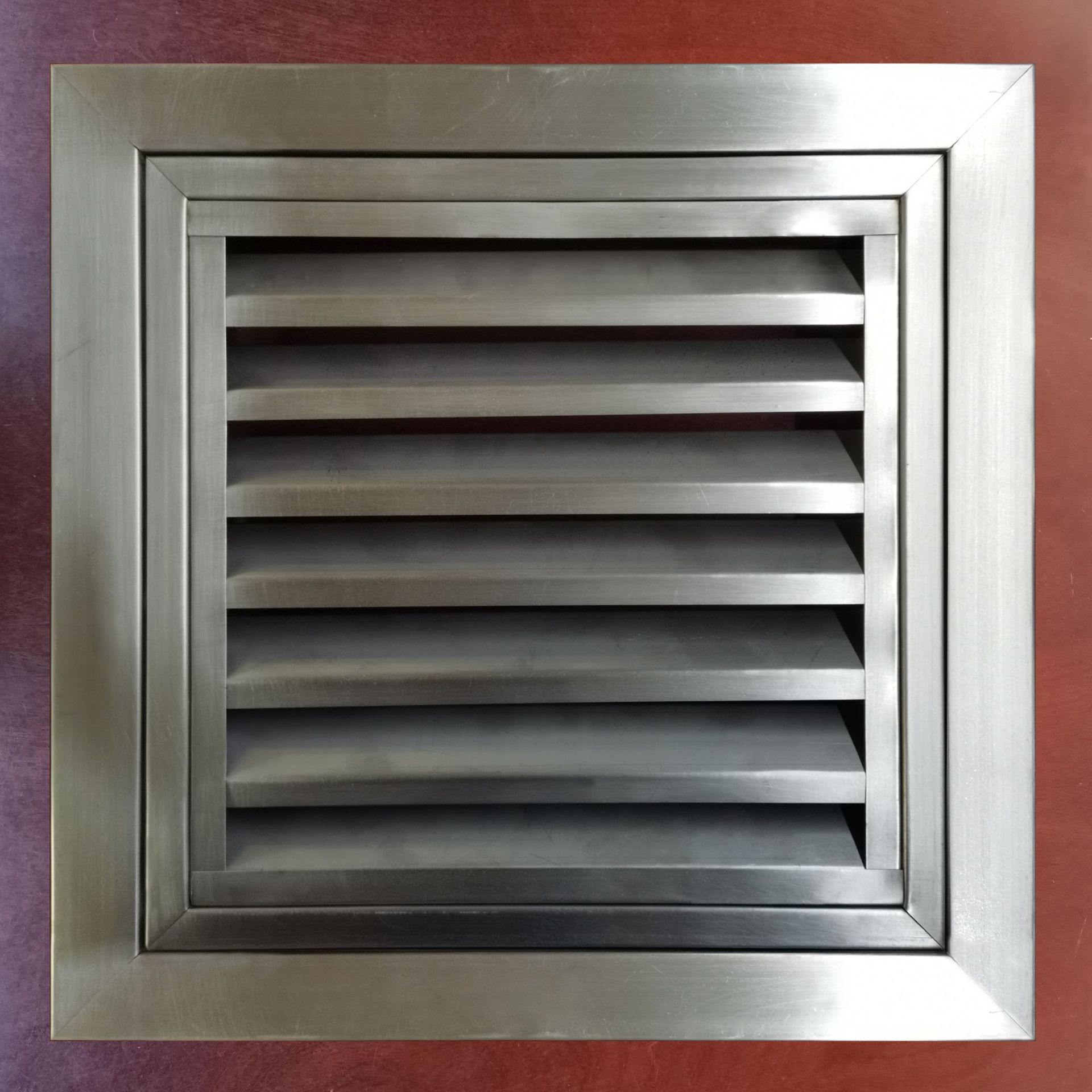 批发 不锈钢百叶窗 门铰型侧回风口 不锈钢可开启侧壁格栅式风口-阿里