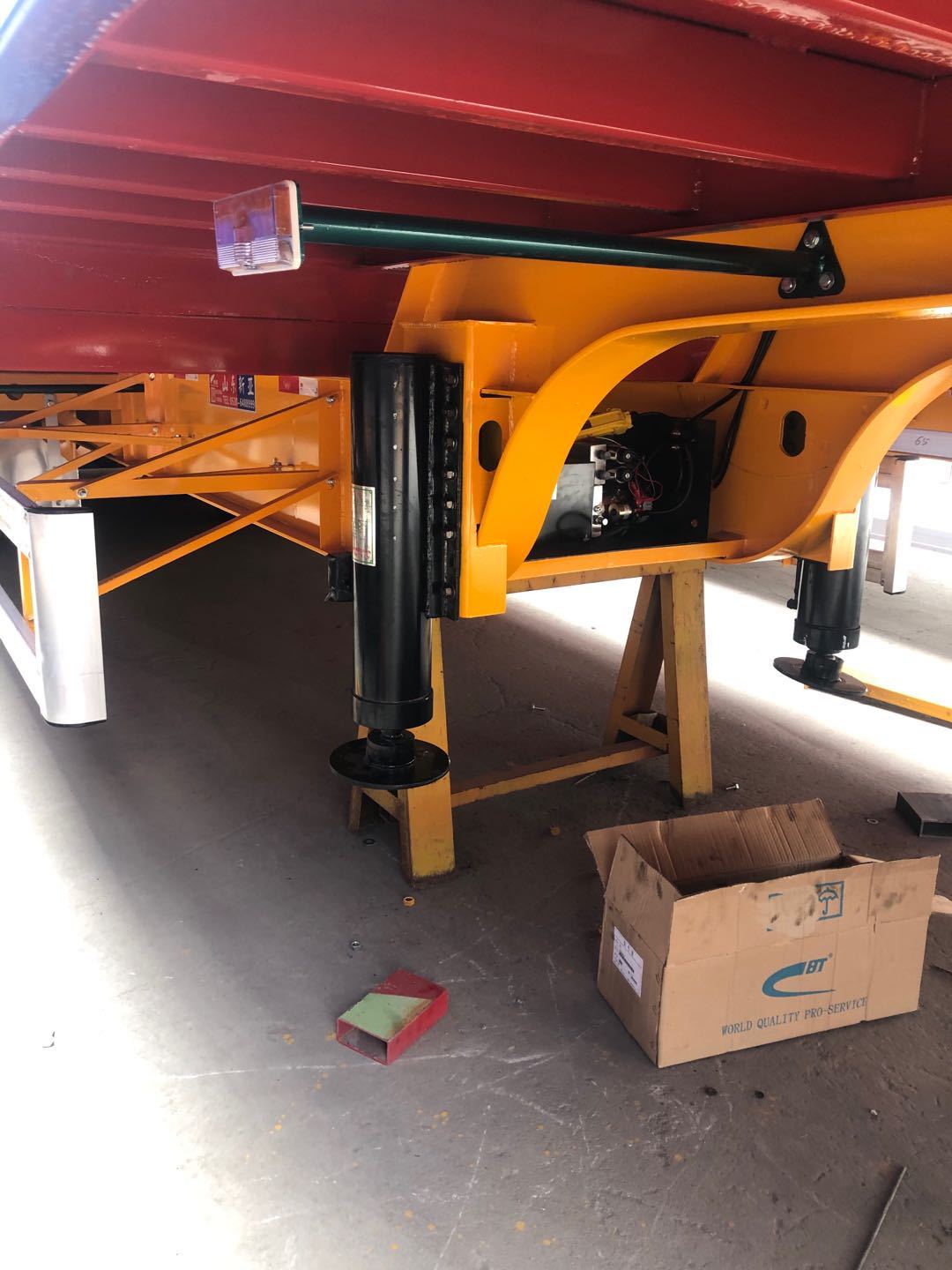 梁山锦建手动气动一体式液压支腿电动液压支腿液压单元液压油缸