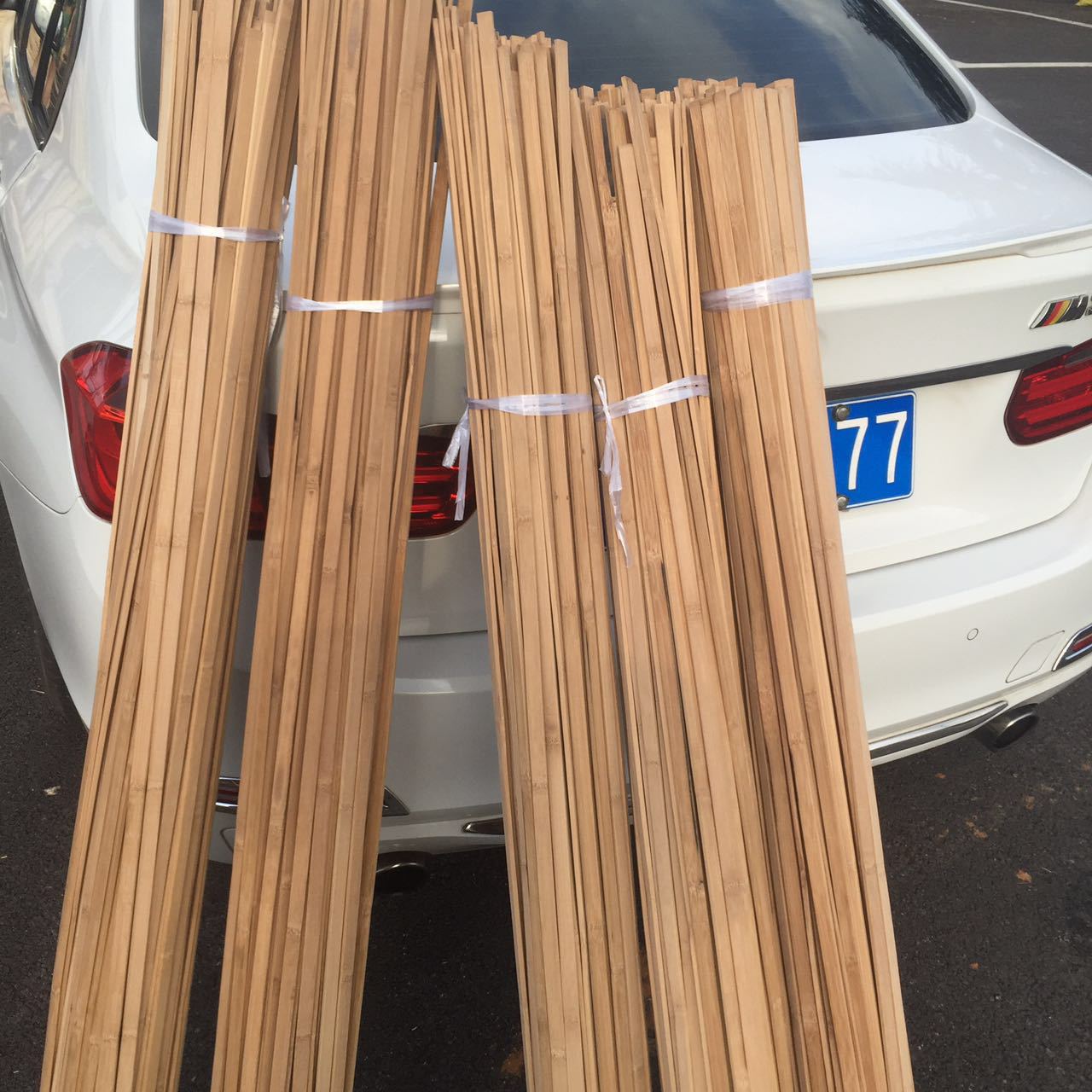 13x4碳化竹片,1.55米长做 冥房 灵棚 灵屋用竹片碳化不起虫