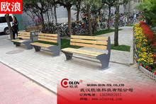 武汉无靠背公园户外园林休闲座椅学校小区广场公园长椅OLON-M03