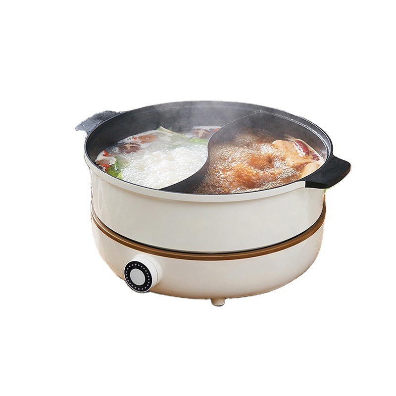 鸳鸯锅电火火锅锅家用电磁炉一体多功能电热电煮锅烤肉一体锅