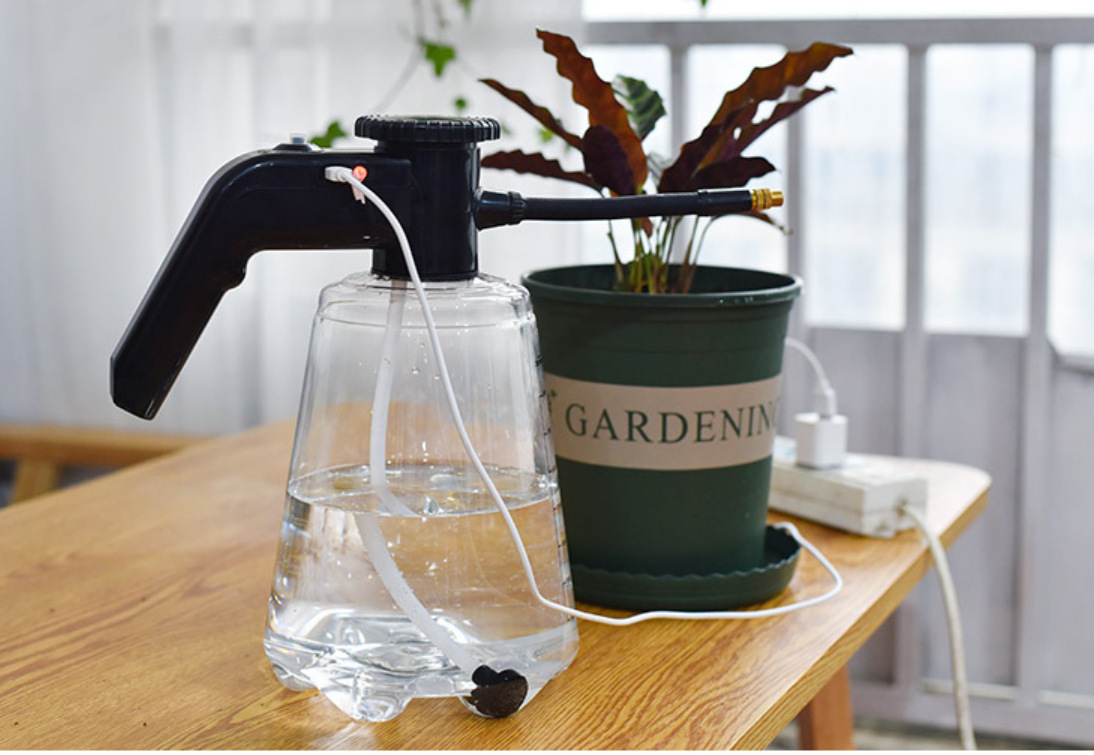 电动喷雾器园艺浇花喷壶多功能充电家用小型高压喷水壶大容量2l