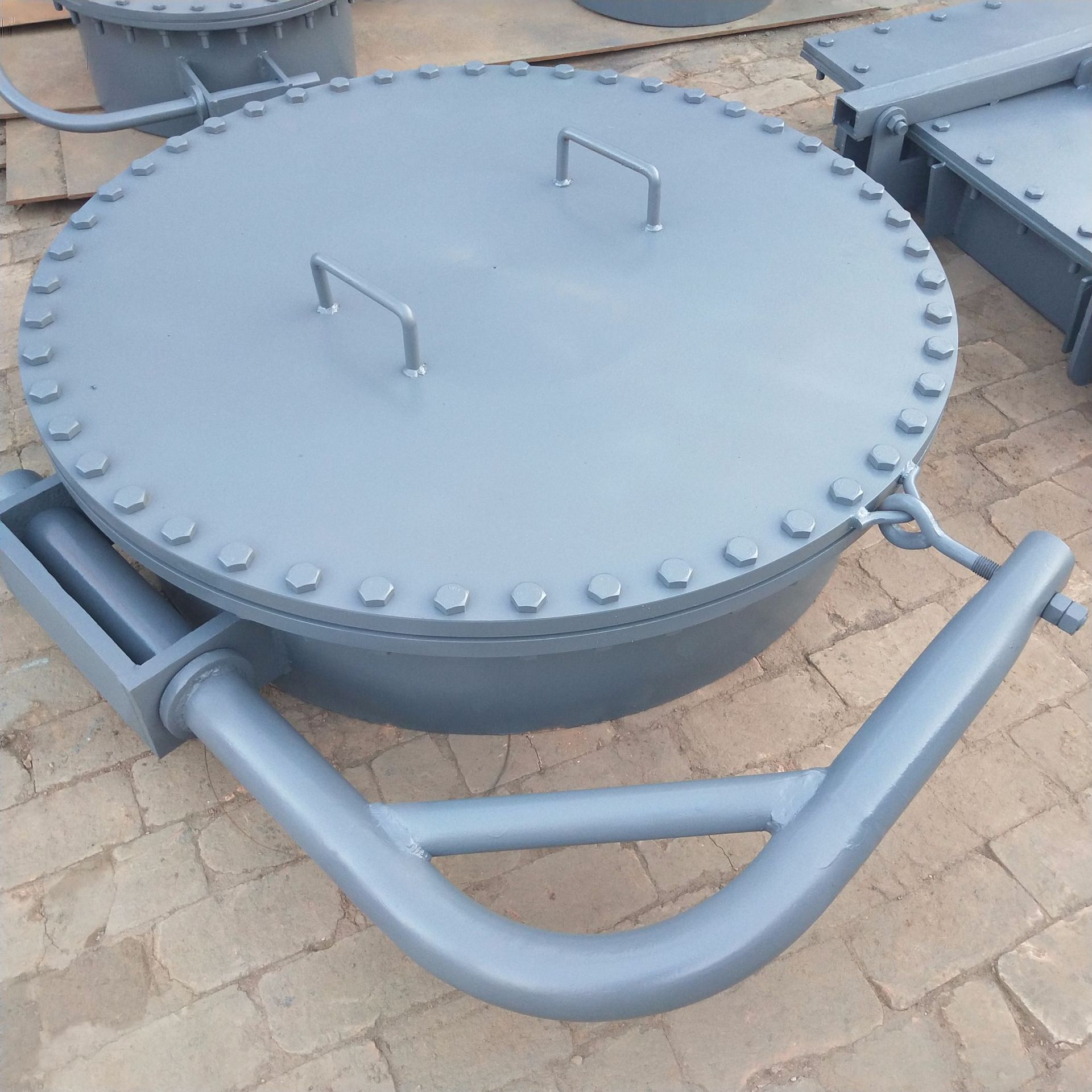 生产不锈钢垂直吊盖吊杆人孔 水平吊盖人孔 常压人孔 压力人孔