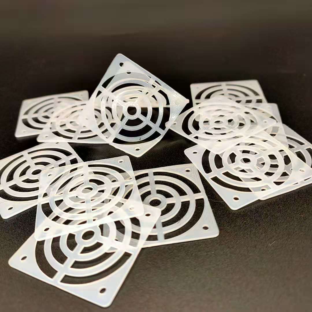 【厂家供应】电脑风扇减震垫 白色硅胶垫 cpu散热风扇硅胶垫