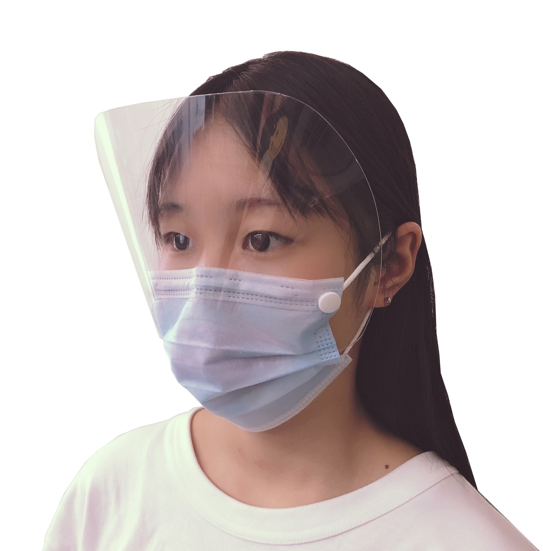 外科绑带式透明防雾镜片口罩眼膜口罩眼部面部护目镜口罩