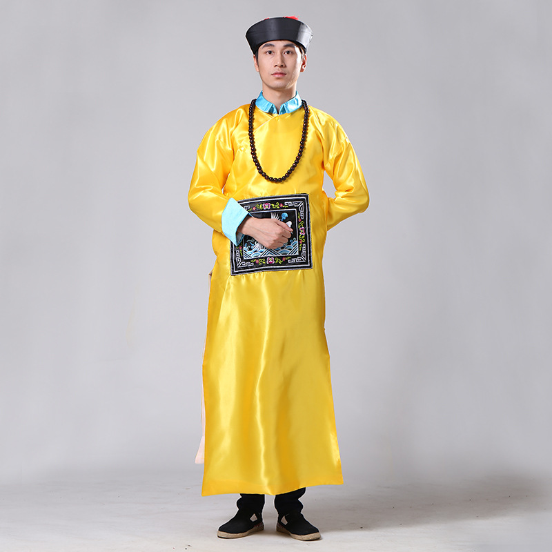 清朝士兵服清朝小兵侍卫勇字兵衙役官服舞台服男士古装演出服装