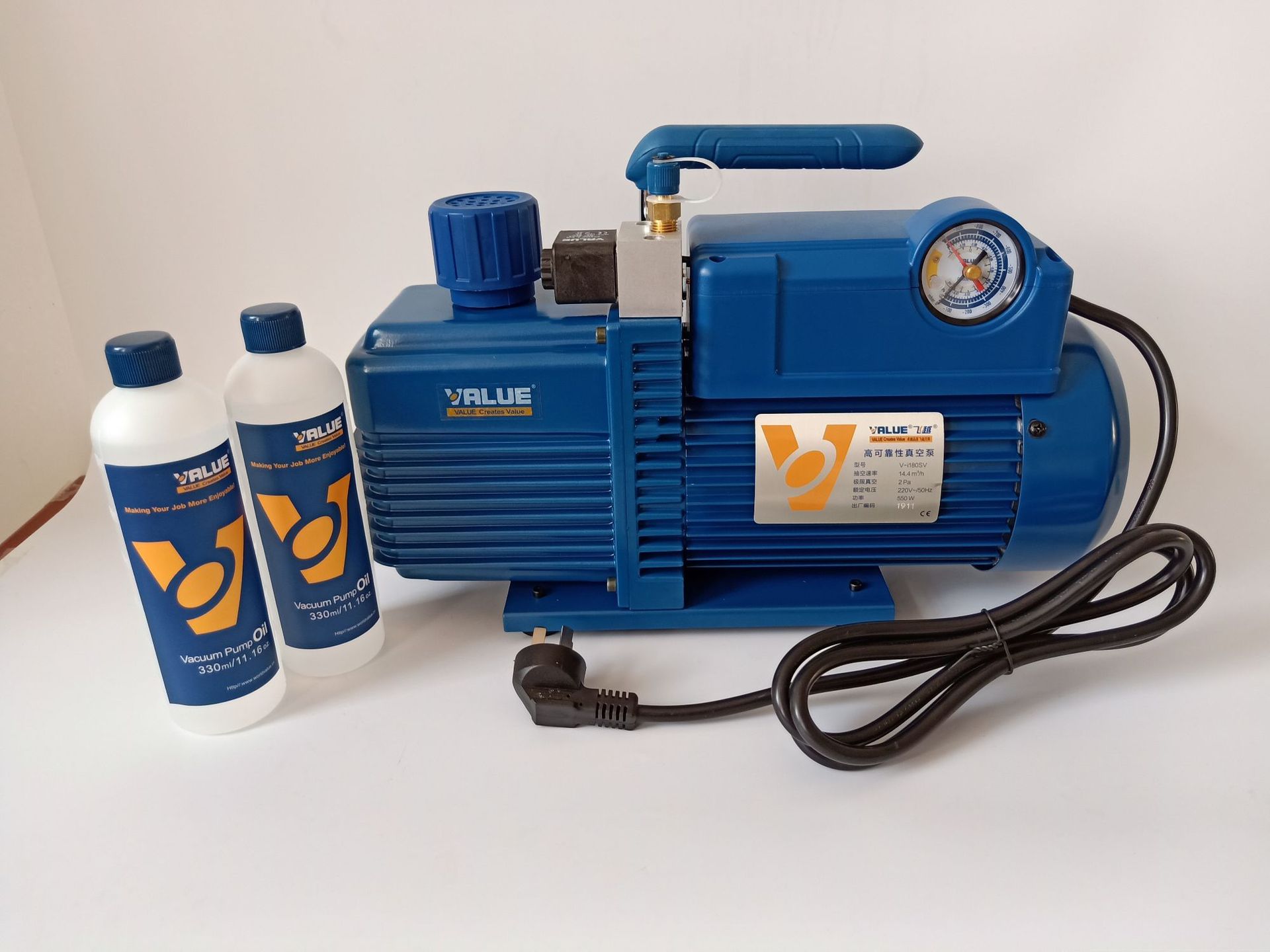 供应1升单级带表飞越牌微型新冷媒真空泵v-i120sv