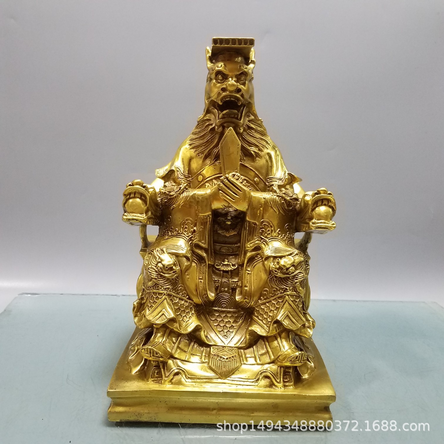 纯铜精工龙王神像黄铜摆件风水摆饰办公室装饰品家居工艺品-阿里巴巴
