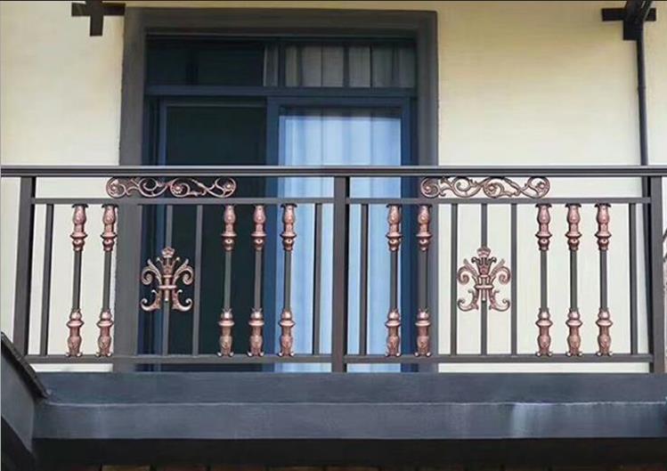 厂家定制阳台防护锌钢护栏 楼房别墅阳台防护栏窗户阳台护栏批发