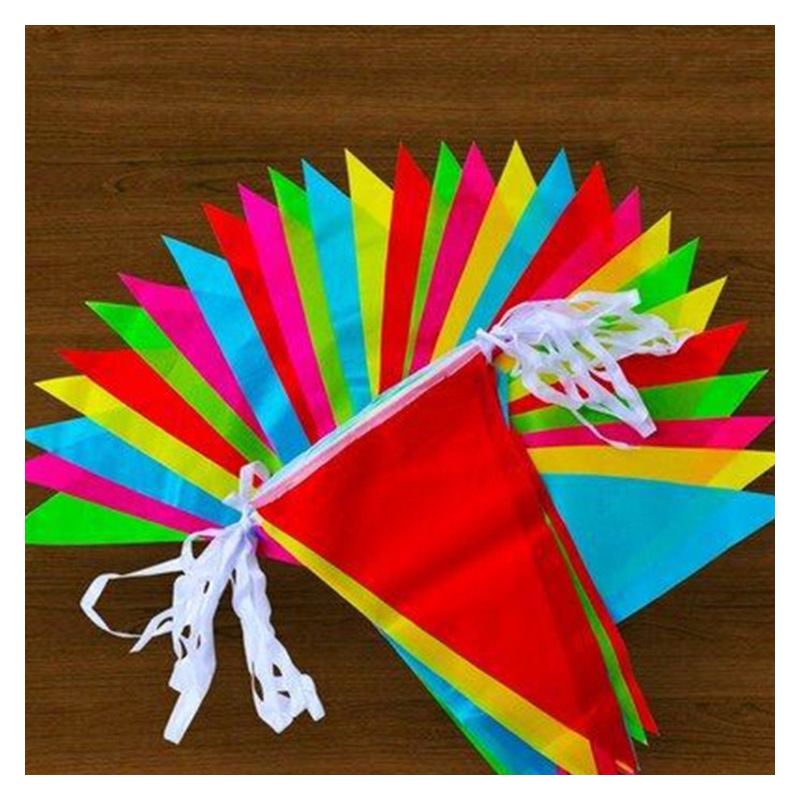 彩旗三角旗串旗批发小彩旗装饰吊旗景布置装扮