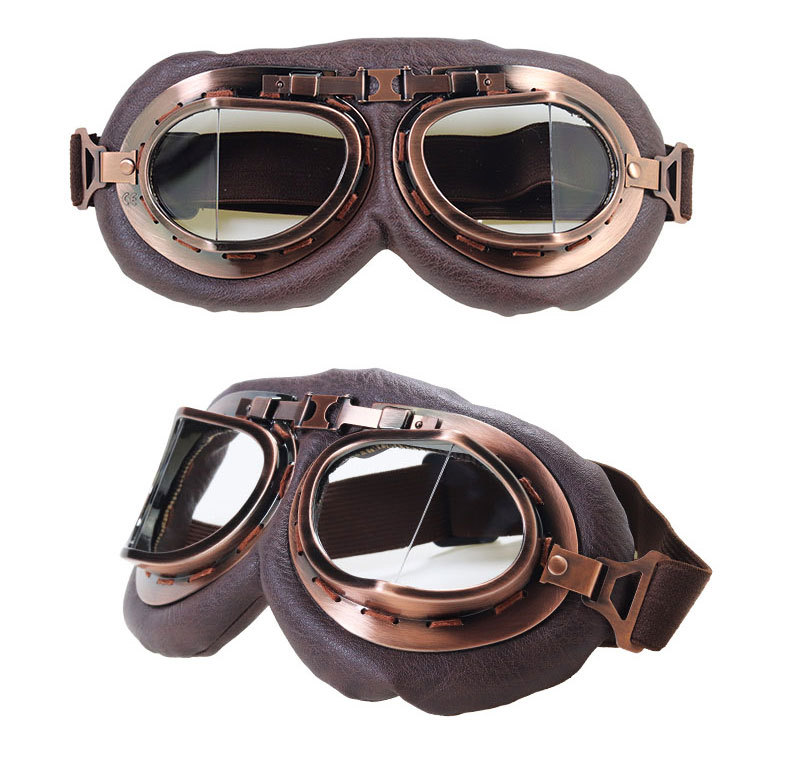 工厂直供摩托车头盔骑行风镜户外运动复古哈雷护目眼镜防风沙眼镜