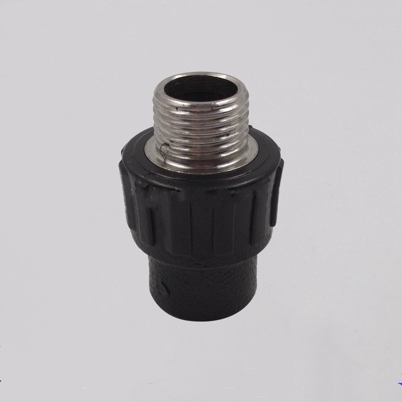 hdpe外牙直接外丝直接外丝直通工程家装pe管件