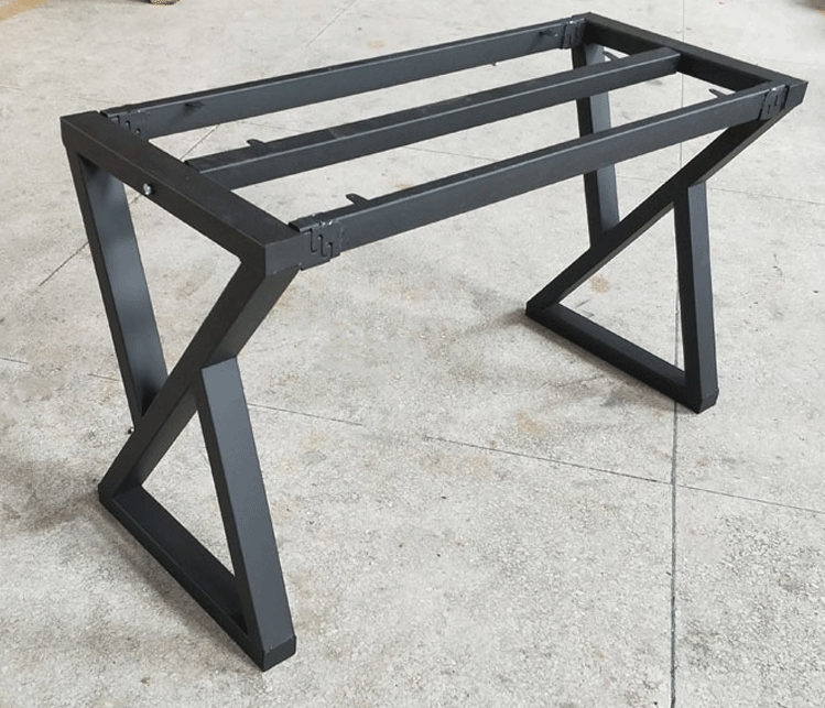 定制办公会议桌架铁艺烤漆桌腿金属桌脚餐台桌腿支架餐台脚铁架子