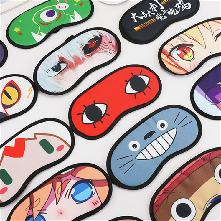 动漫眼罩火影凹凸海贼总悟兵长夏尔鬼灭之刃精品遮光眼罩动漫新品