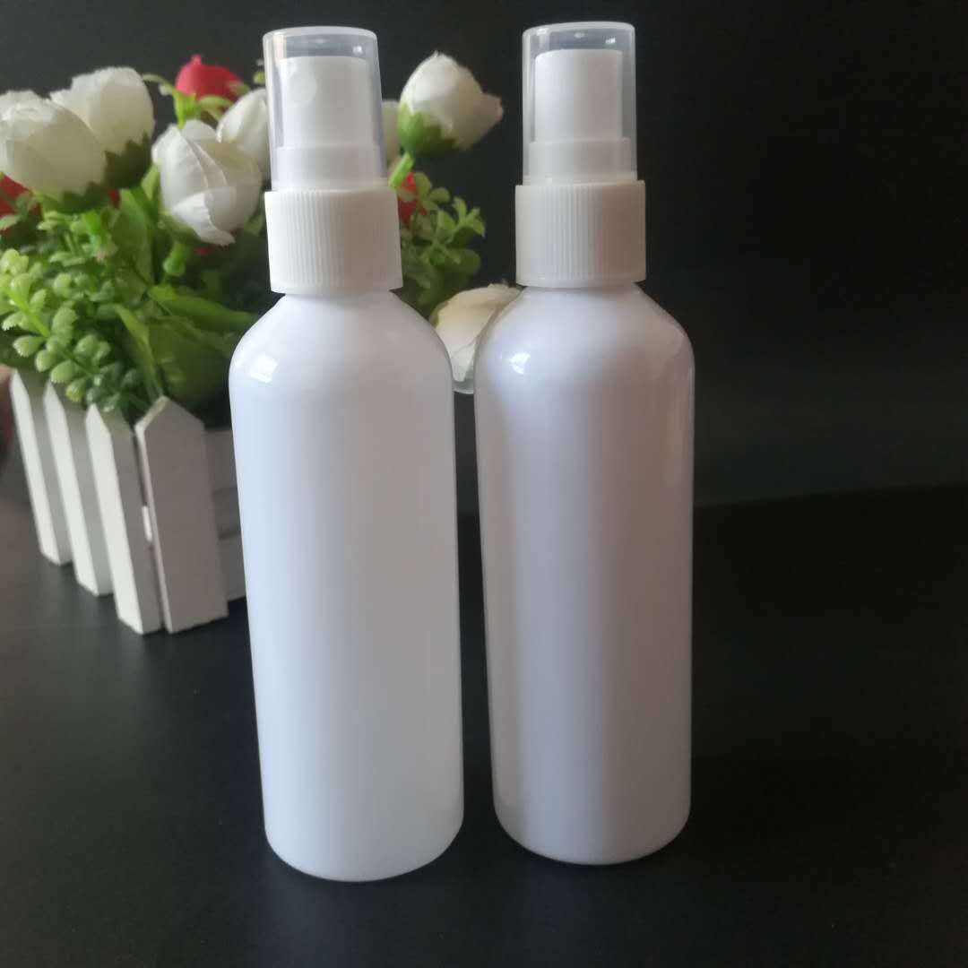 厂家直销100ml喷雾瓶消毒水瓶 酒精喷瓶pet喷雾瓶爽肤水瓶瓷白色