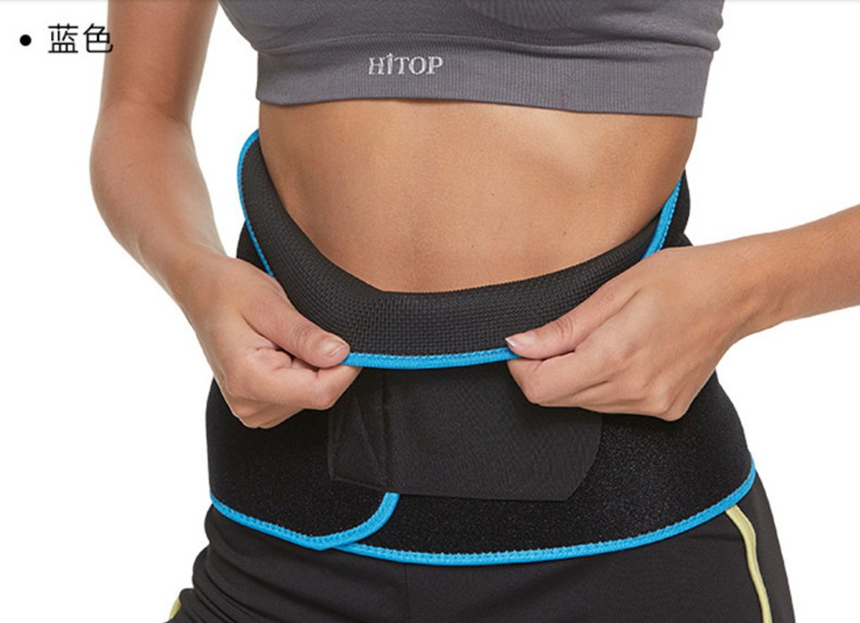 男女护腰带批发压纹暴汗运动护腰带健身瑜伽束腰带弹力束身收腹带