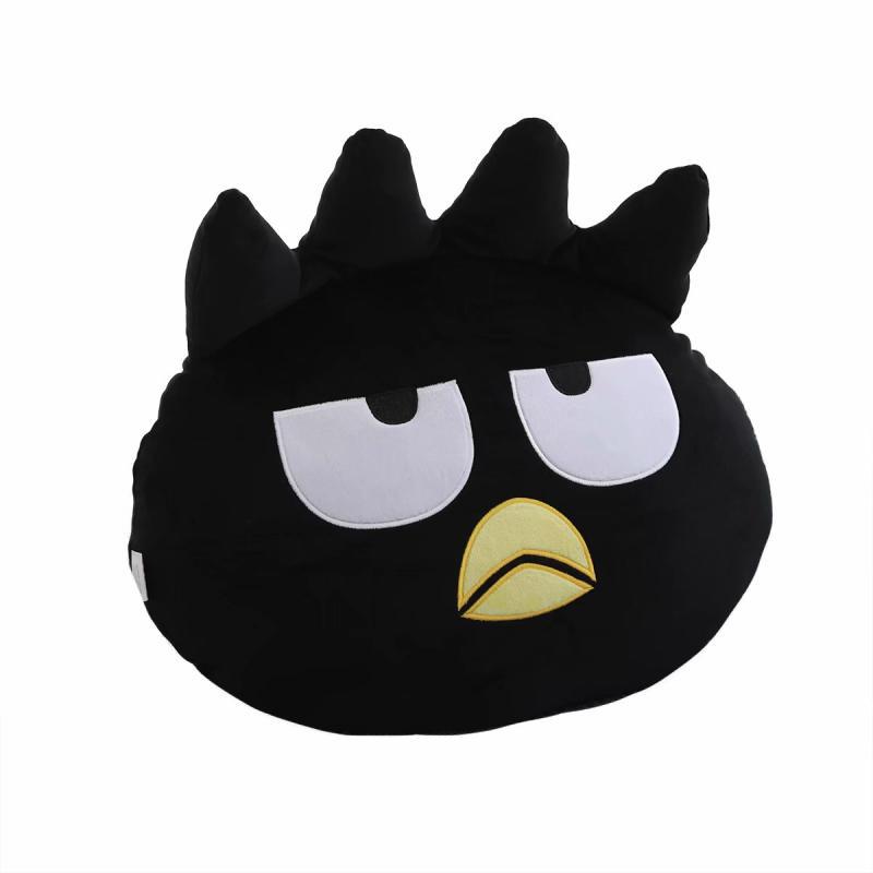 卡通酷酷黑色企鹅汽车头枕车用骨头枕安全带套抱枕靠垫空调毯子