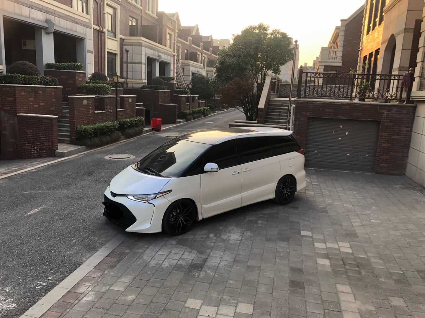 适用于丰田大霸王普瑞维亚06-16老改新套件新款保险杠大灯机盖