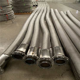 304 316l不锈钢波纹法兰金属软管 法兰伸缩膨胀接头