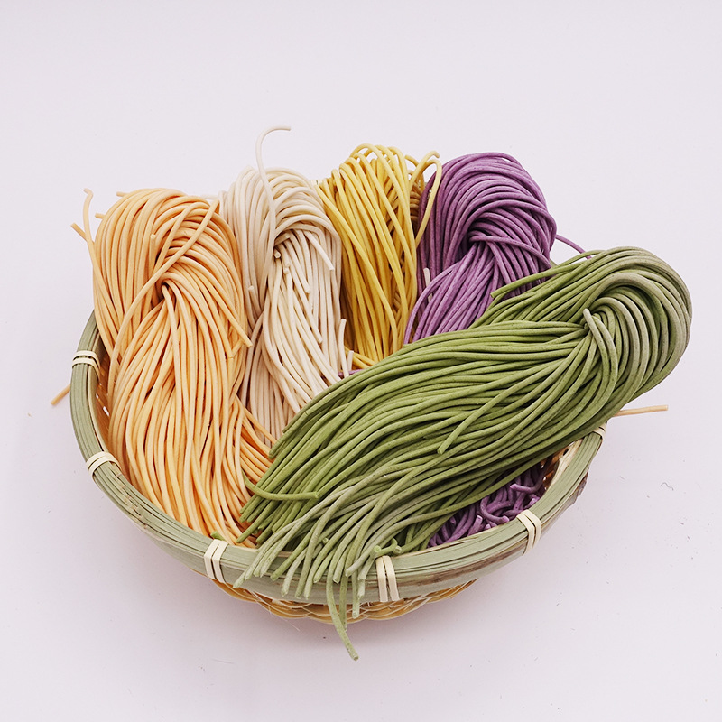 食尚烩五谷蔬菜面500g 杂粮面条果蔬面粗粮彩色面条细面儿童细面