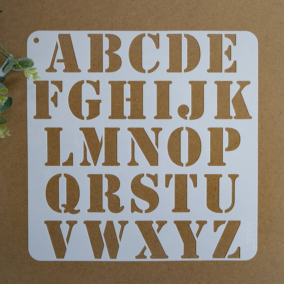 创意镂空儿童涂鸦喷绘画画模板定制diy数字英文字母镂空绘画模板