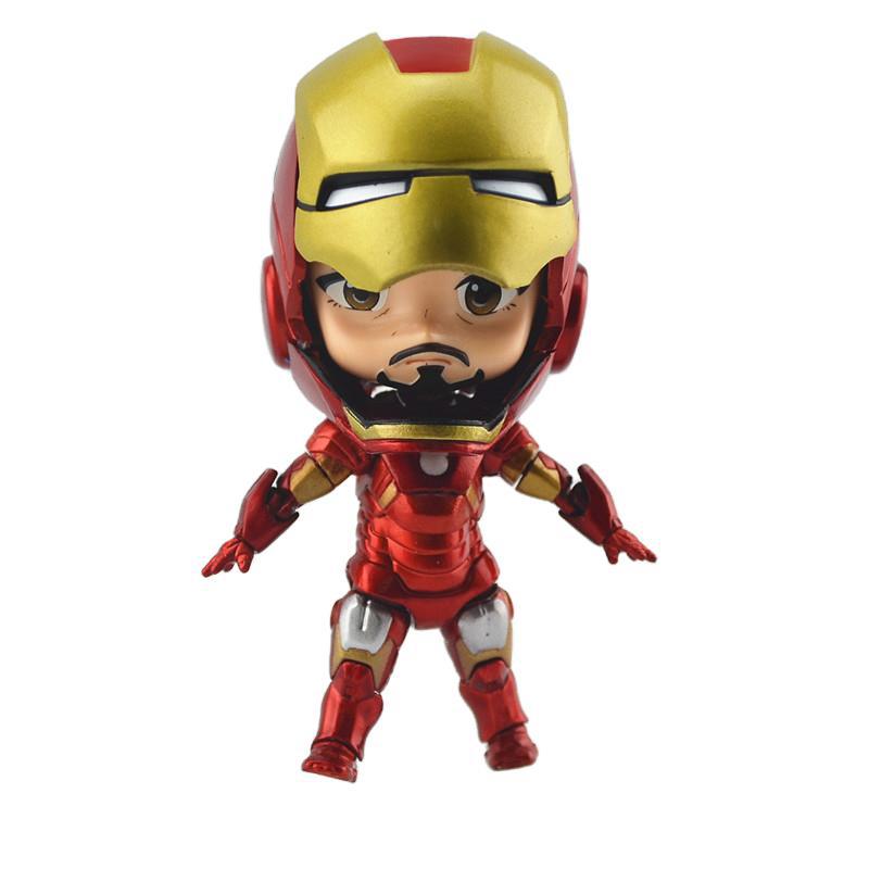 q版钢铁侠模型 手办 复仇者联盟 可动284钢铁侠周边