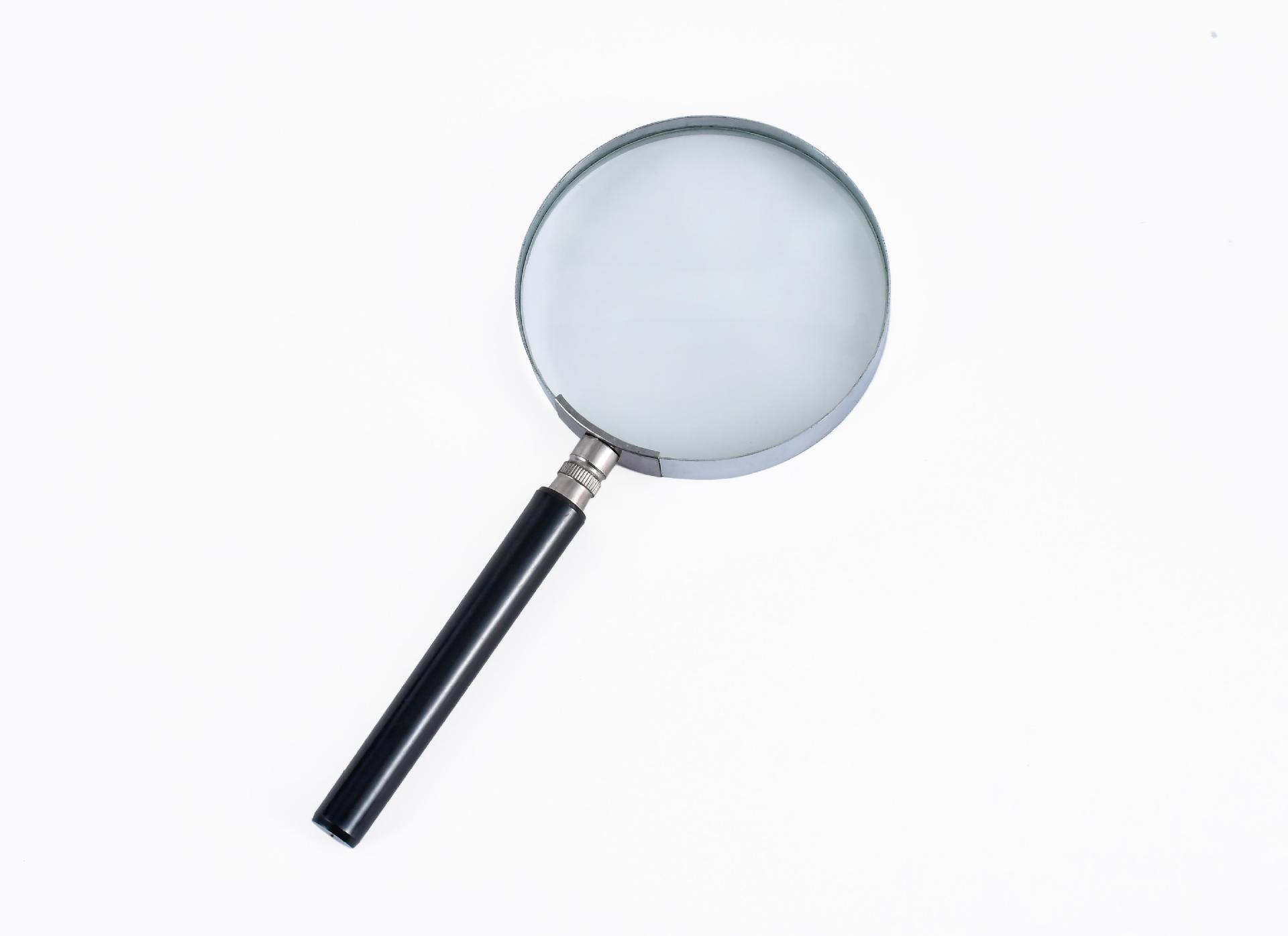 放大镜半金属放大镜金属架放大镜金属放大镜手持放大镜