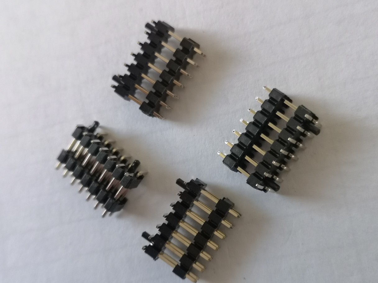 工厂直销间距2.0mm加高贴片排针 带定位柱 耐高温插针