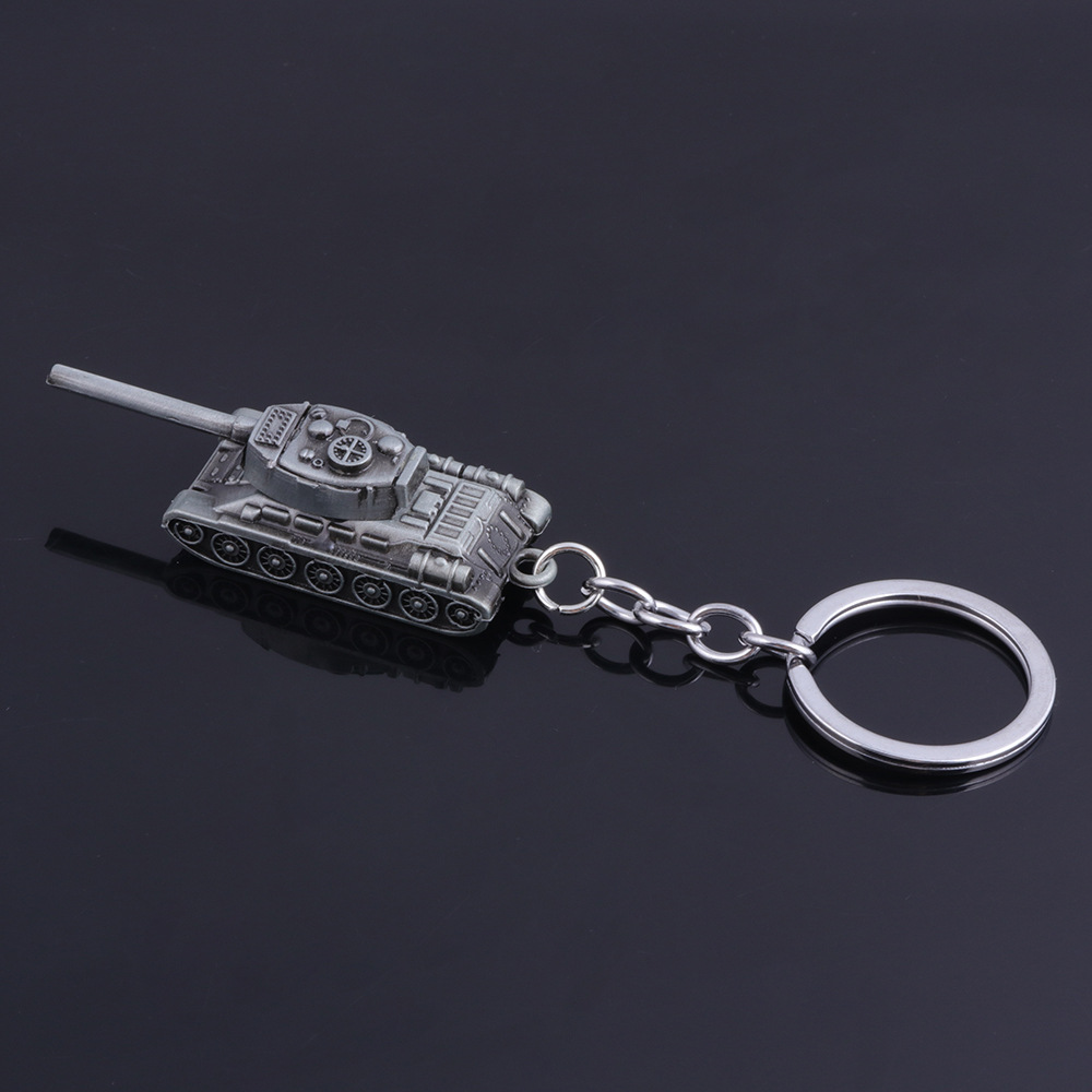 跨境外贸 坦克钥匙扣坦克挂件 军迷战车合金饰品挂件