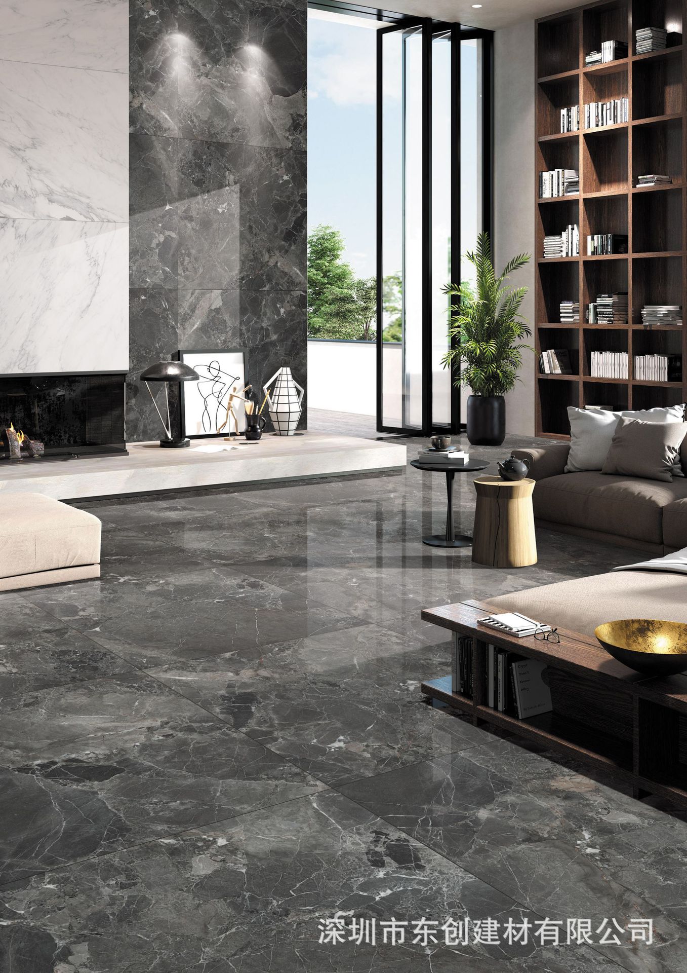 瓷砖900*900地砖新款通体大理石客厅耐脏简约现代抛釉防滑地板砖