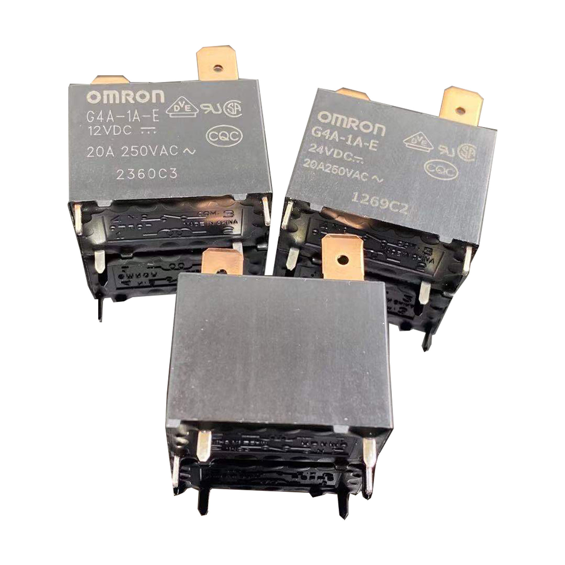 g4a-1a-e-12vdc继电器空调4脚g4a-1a-e-24vdc dc12v dc24v