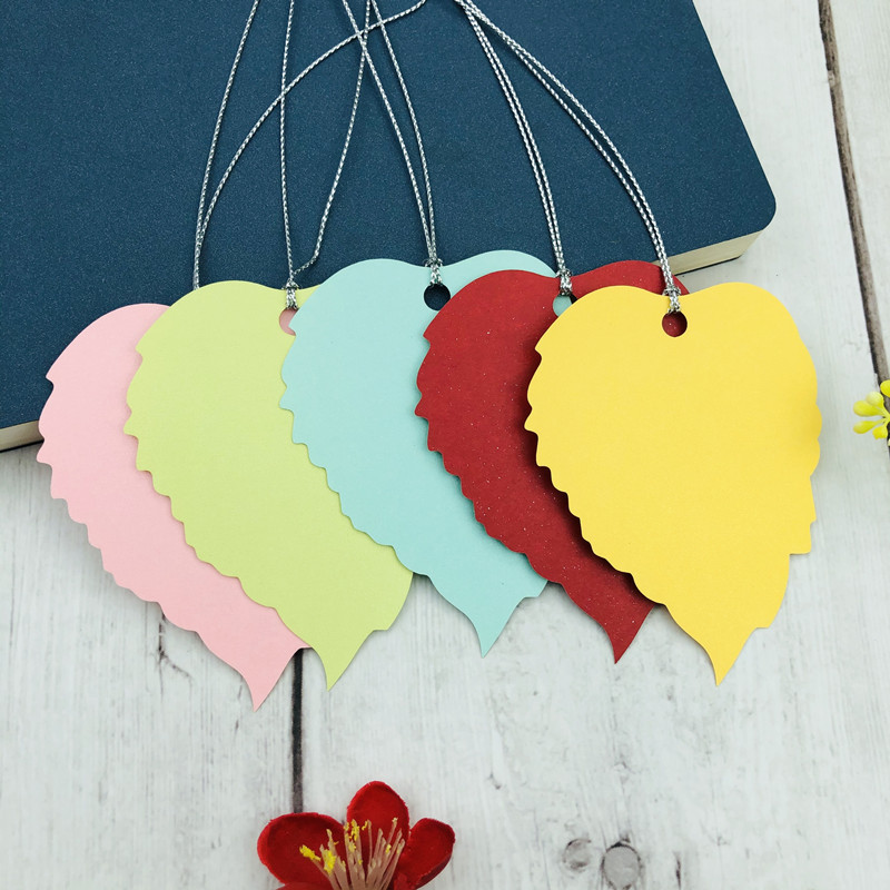 定制树叶许愿卡 留言卡 心愿卡 感恩卡 节日通用卡片活动装饰吊卡