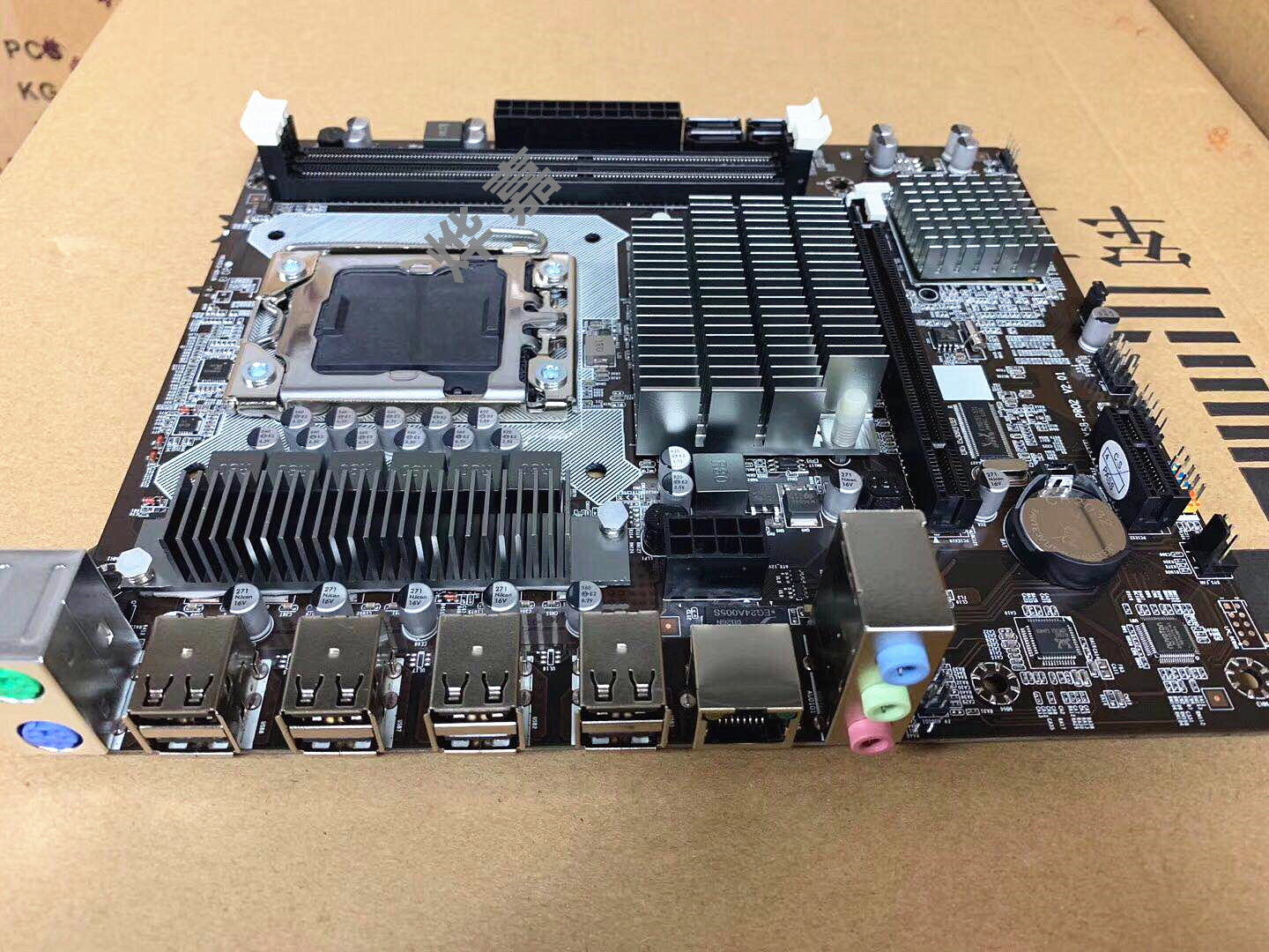 x58主板1366针工作室台式吃鸡电脑支持ecc内存六核x5660 5670cpu
