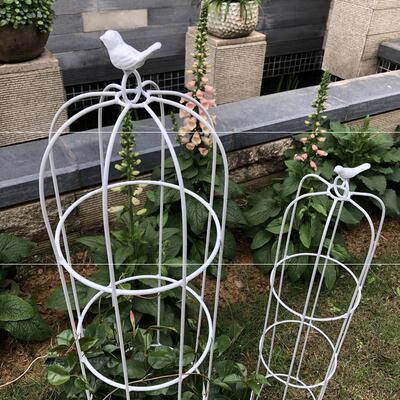 攀藤杆铁线莲支架绿萝鸟笼小藤架植物铁艺造型花艺爬架架子月季花