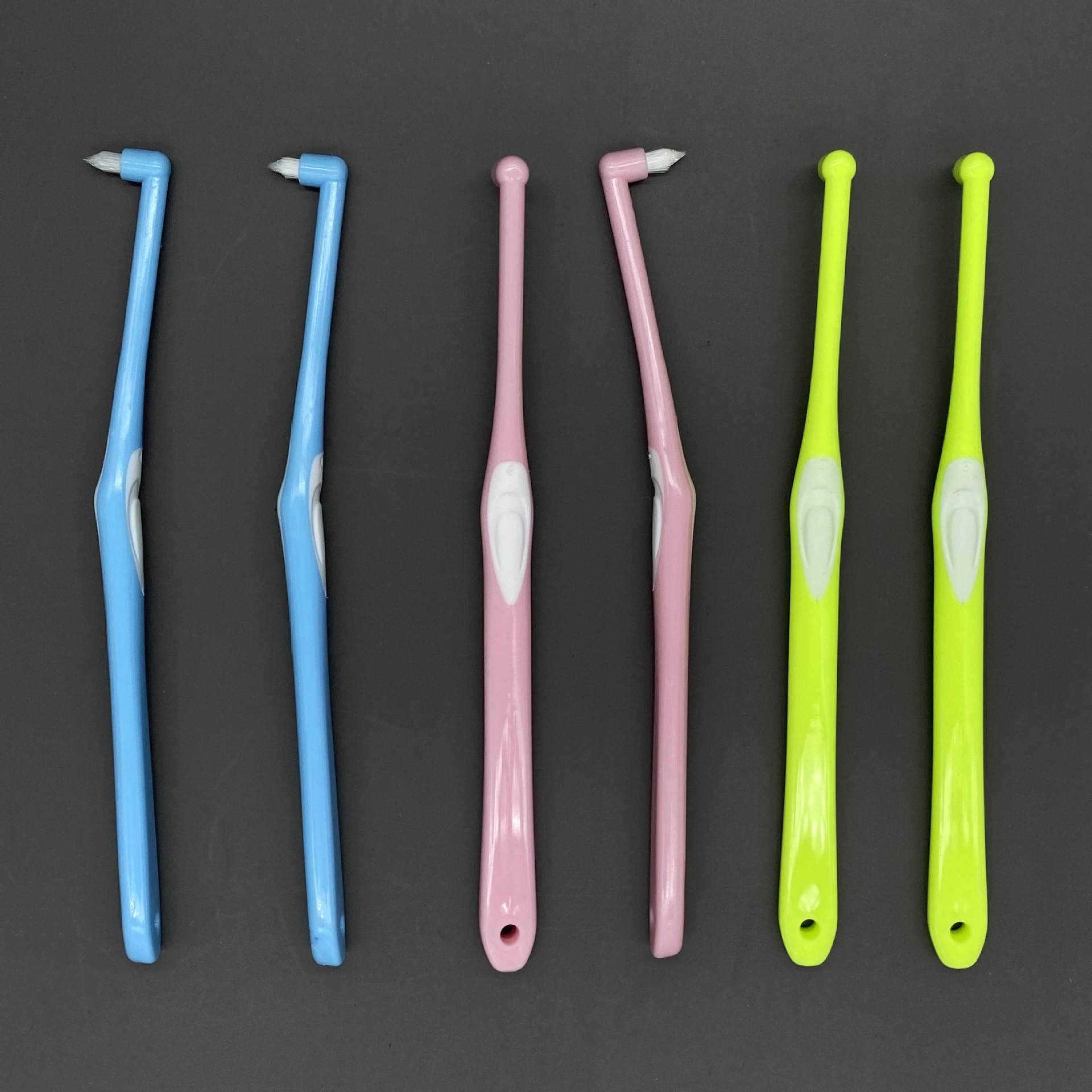 正畸牙刷 簇绒牙刷 宠物牙齿清洁刷 单束刷 牙缝刷牙间刷牙齿矫正