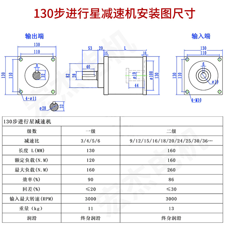 厂家5786110130步进减速机雕刻机行星减速器精密行星减速机