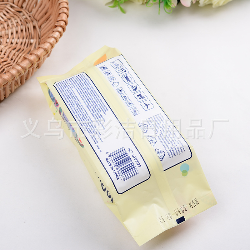 100 Pieces Cleaning Wipes with Lid Baby Wet Wipes Children Disposable Cleansing Wipe Factory Wholesale Customization