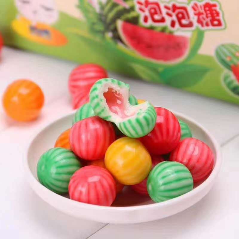 萌孩子系列糖玩西瓜泡泡糖8090怀旧小零食小时候的味道儿童零食