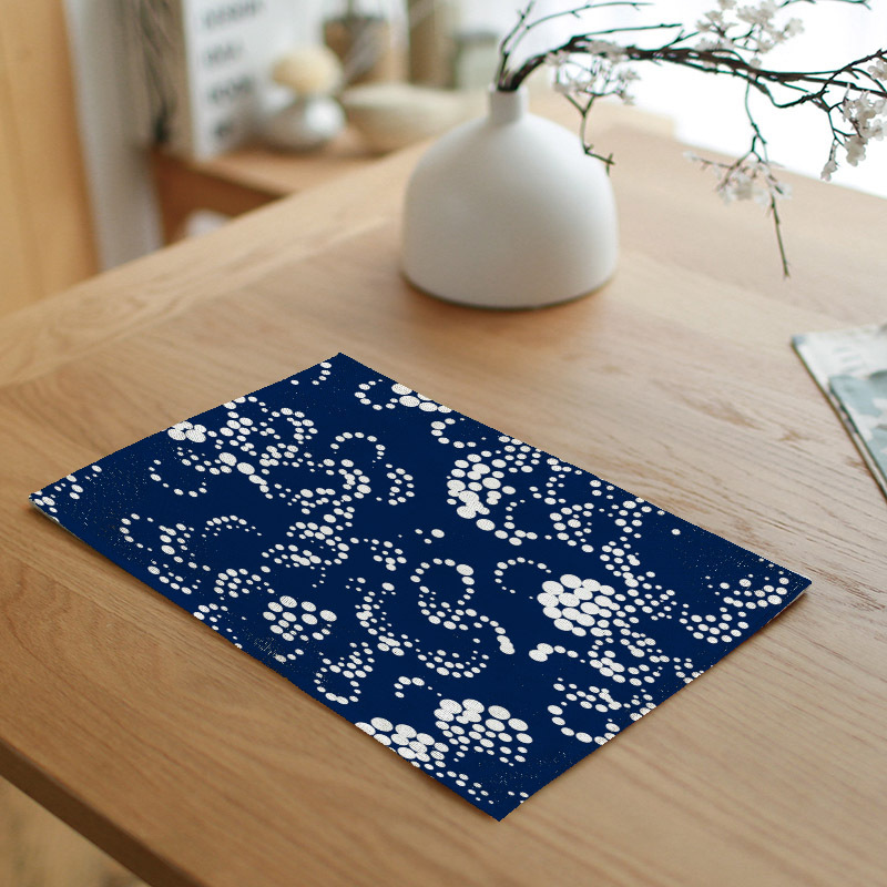 Home Hot Cloth Insulation Pad Japanese Style Ins Coaster Lace Cotton Linen Placemat Restaurant Hotel Dining Table Cushion