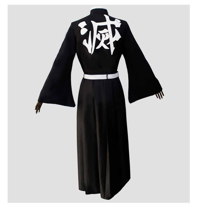 鬼灭之刃霞柱时透整单郎批发无一 动漫鬼杀队队服黑色无一现货