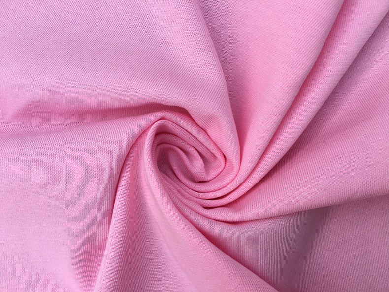 40支纯棉双纱爽棉单面汗布 奥代尔精棉平纹面料 全棉透气针织布料